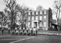 Baker house with reenactors